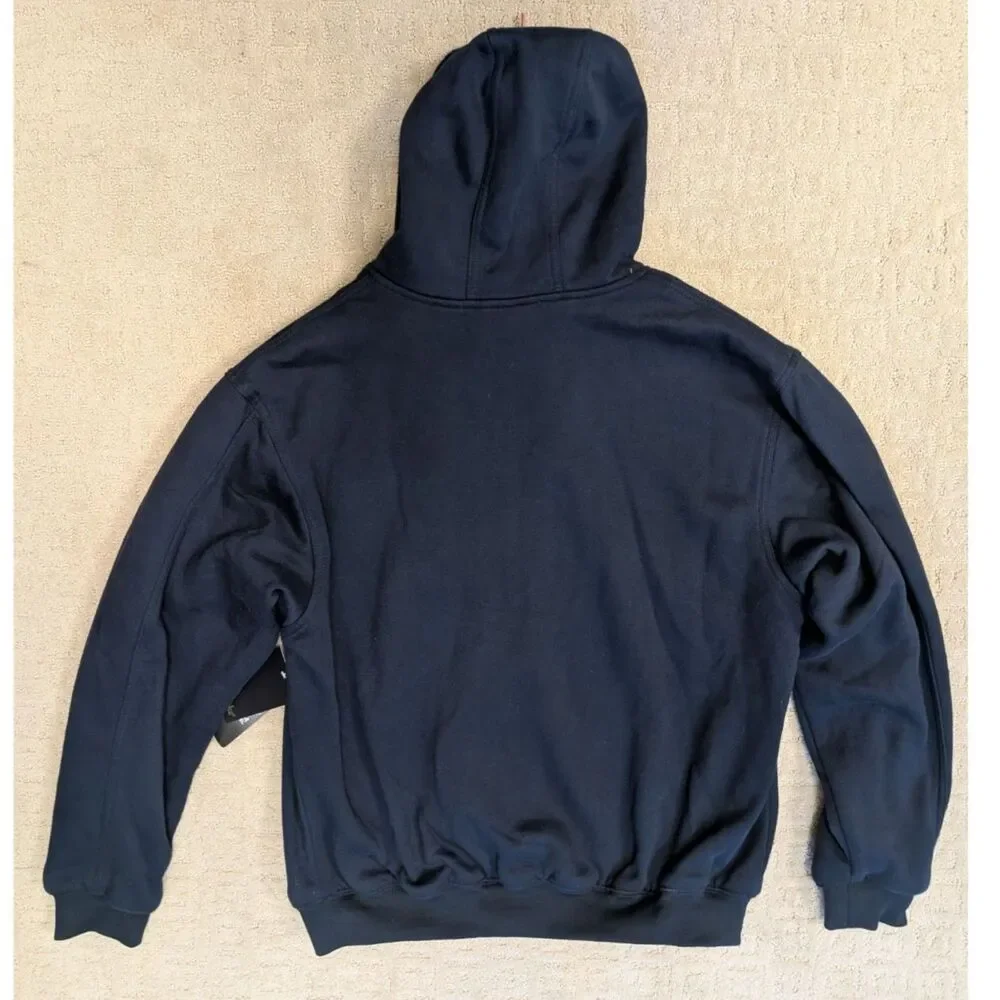 NWT Dunbrooke Chicago Bears Jacket Mens Size Large Navy Hooded Orange Lining